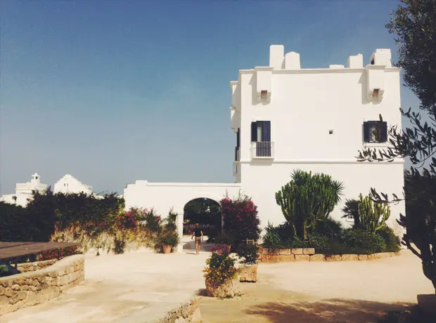 Masseria Torre Maizza The entrance to the hotel.