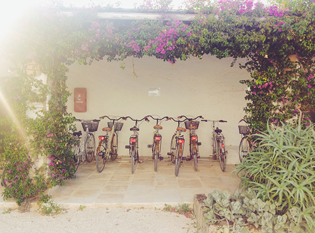 Masseria Torre Maizza Take a bike out for an adventure among the olive trees and surrounding farms...and the sister beach club is just a 15 minute ride away.