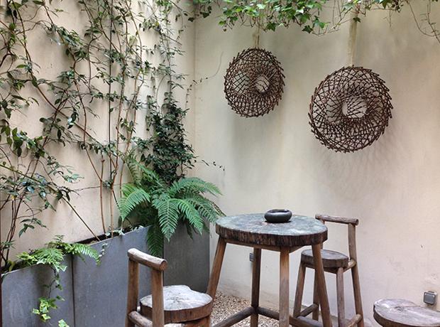 Hidden Hotel Small but perfectly formed courtyard for a sunny coffee.