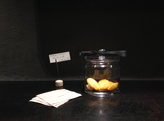 Hidden Hotel Midnight snack: freshly baked madeleines.