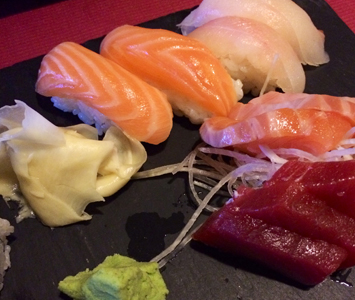 To eat: dinner at Sushi Fish Baleal