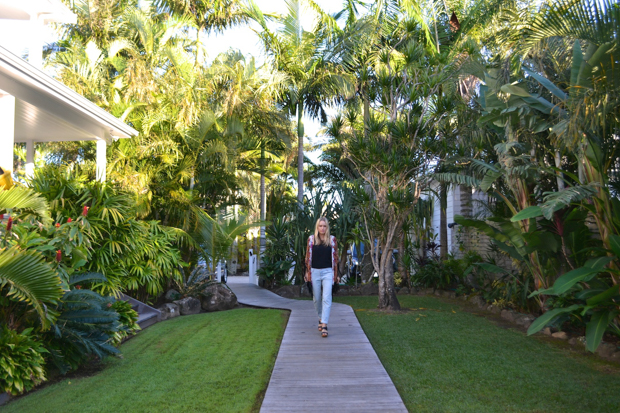 Atlantic Guesthouses Meandering sun-drenched footpaths of jungle-like proportions connect the three Caribbean plantation-inspired guesthouses.