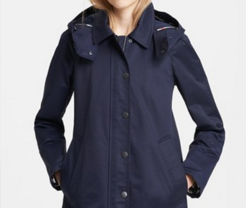 Burberry hooded car coat