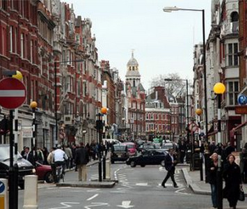 You're very close and it’s such a lovely street to wander and browse.