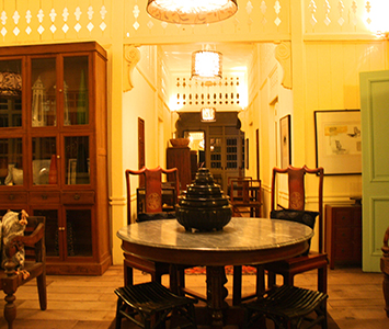 At the sister hotel Temple Tree. Housed in a beautiful old colonial building, you will feel like you have been transported back to 1920s Penang.