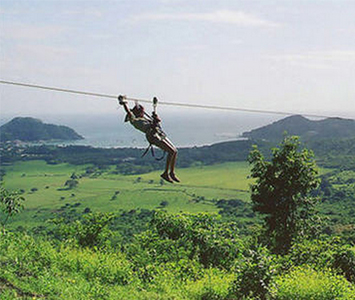 Go zip lining at the Mombacho Volcano