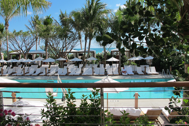 Miami Beach Edition The larger of two pools on the property.