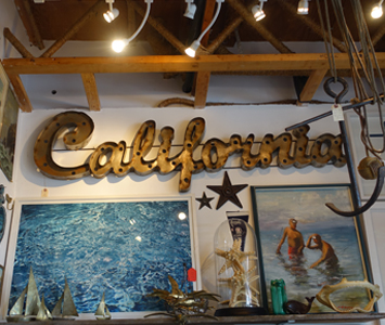 a gem of a shop in montecito country mart with an amazingly curated collection of nostalgic objects & art.