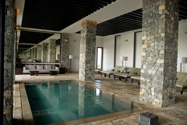 Alila Jabal Akhdar The indoor pool is heated and excellent for a dip at night when the temperature drops. 
