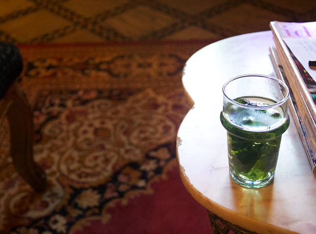 Riad Le Calife We were of course greeted with delicious Moroccan mint tea (it wouldn’t be Moroccan if it didn’t include mint tea!).