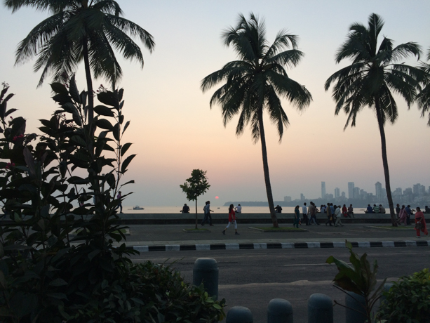 Abode Mumbai Sunset over Marine Drive.