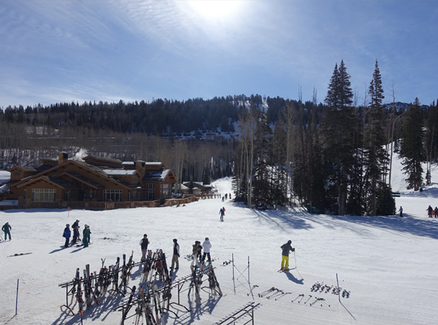 Montage Deer Valley Montage is one of the only true ski-in/ski-out mountain resorts in the U.S., and with limited ticket sales you'll spend more time on the moguls and less time negotiating long, irritating lift lines. (But sorry, snowboarders: this mountain is for skiers only!)