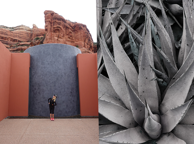 Enchantment Resort The dramatic, sculptural entrance to Mii amo spa feels like a Richard Serra sculpture...on Mars. 