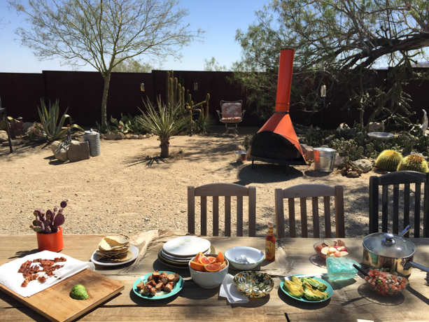 The Mojave Sands Motel Our homemade breakfast spread!
