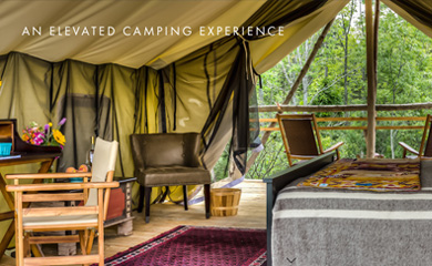 Glamping, Love + Entrepreneurship: Firelight Camps in Ithaca, NY is on our summer weekend radar. 