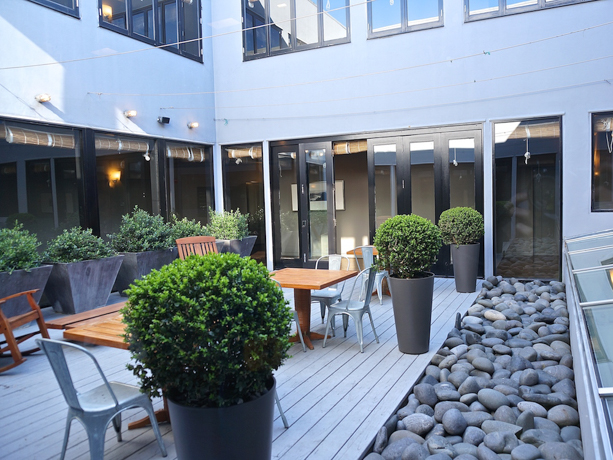 Gardens Havana Sit outside and soak up the sun in the interior courtyard.