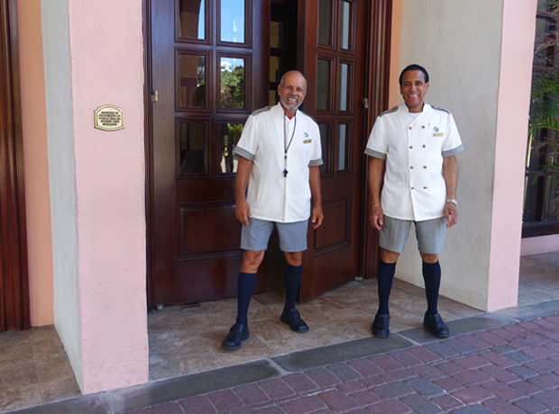 Hamilton Princess & Beach Club Bermuda shorts. Bermuda smiles. 