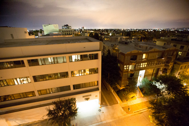 Sixty Beverly Hills View from the balcony.
