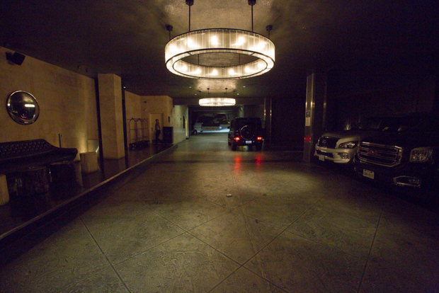 Sixty Beverly Hills The valet area. 