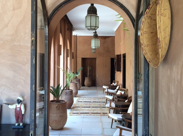 Bab Ourika The hallways…beautifully simple design.
