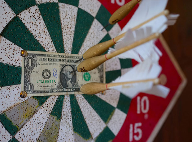 Stewart House Dart board.