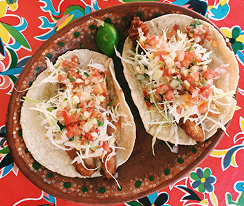 The best fish tacos in town.