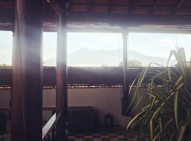 Bubu Hotel Volcano views. 
