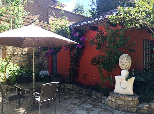 Guayaba Inn Al fresco dining is always an option.
