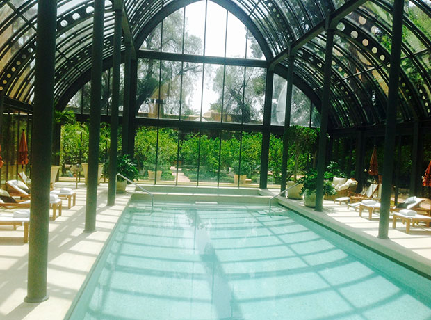 The Royal Mansour The indoor pool -- part of the heaven-like spa. 