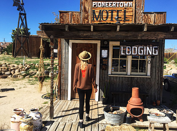 Pioneertown Motel The authentic check-in office. Straight from the olden days!