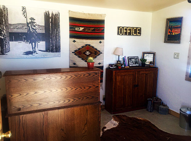 Pioneertown Motel Interior of the office. Free coffee for ya!