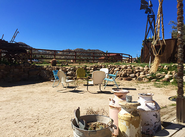 Pioneertown Motel Hang with the gang in the outside sitting area and check out Pioneertown from the corner of your eye. 