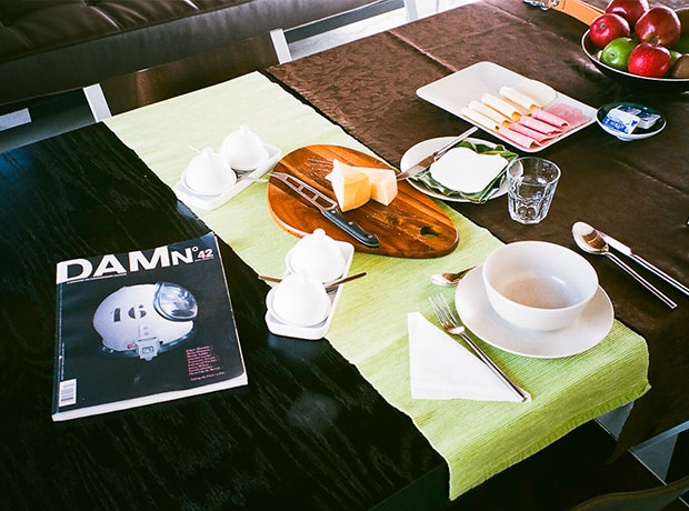 Pico do Refúgio “Queijo” – Fresh, farm-made white cheese served on banana leaf – ruled the breakfast table.