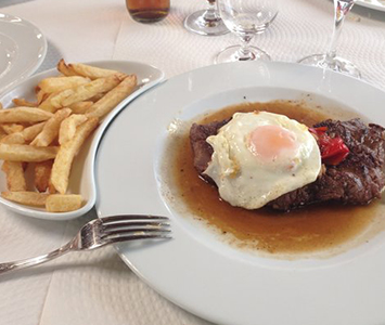 The “Agricultural” steak restaurant