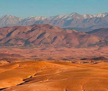 Head to the rock desert outside of town and visit La Pause (literally, the pause) and enjoy a day away from WiFi and the concerns of daily life. Try to arrange a falconer or a camel ride, with the Atlas Mountains omnipresent, it’s a funky escape from real life.