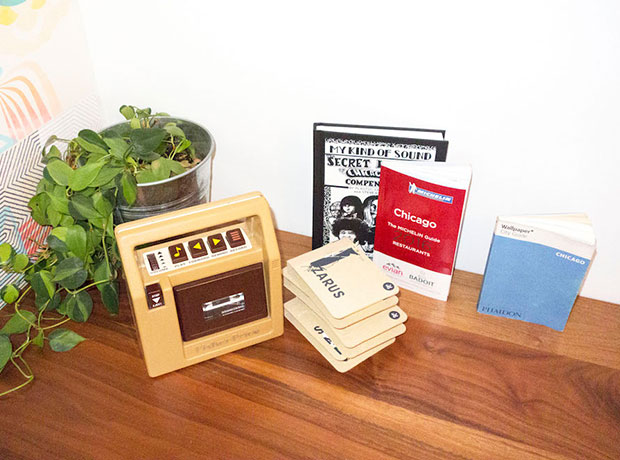 Longman & Eagle Fischer Price cassette player and city guides. 