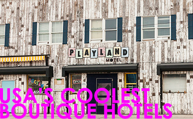 Hit the road this summer with Suitcase Magazine's guide to the USA's coolest boutique hotels.