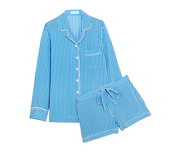 Equipment silk pajama set