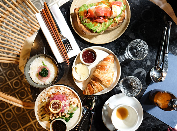Casa Bonay Their biggest restaurant Libertine (impressive industrial meets classic salon) serves hands down the BEST breakfast in Barcelona. With Japanese hints and flavors, you will never want to go back to you regular avocado toast in New York.