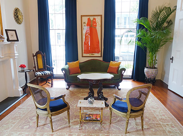 Henry Howard Quirky and cute lobby parlor area. 