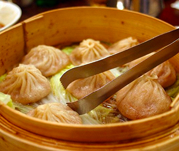 Lunch at of the cheap but tasty dumpling shops in nearby Chinatown.