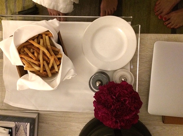 Crosby Street Hotel Eating french fries at 2 am in a bathrobe is never a bad idea. 