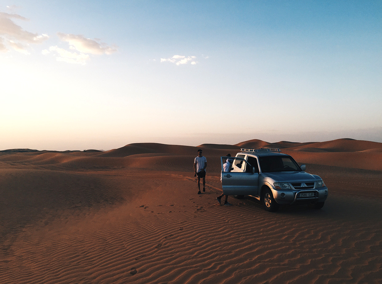 Kam Kam Dunes On our way to the camp - No uber rides here.