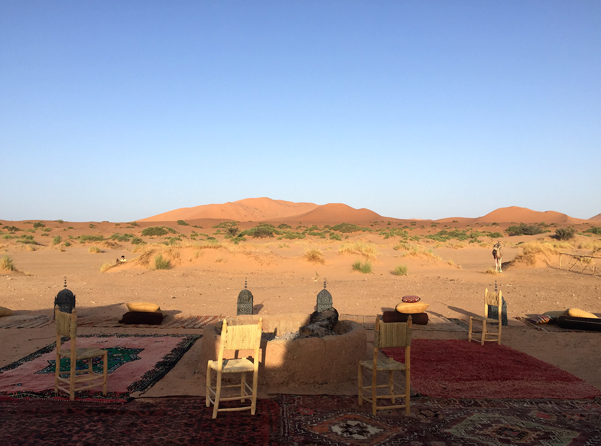 Kam Kam Dunes The view for breakfast.