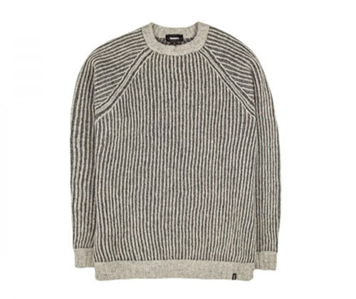 A rugged knit