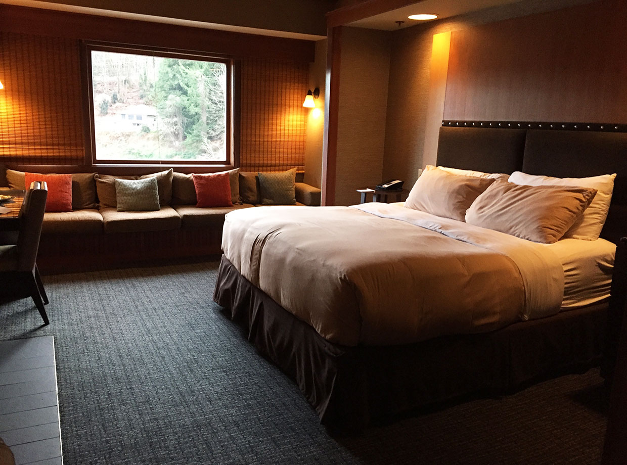 Salish Lodge & Spa Now I know what heaven feels like – this bed!