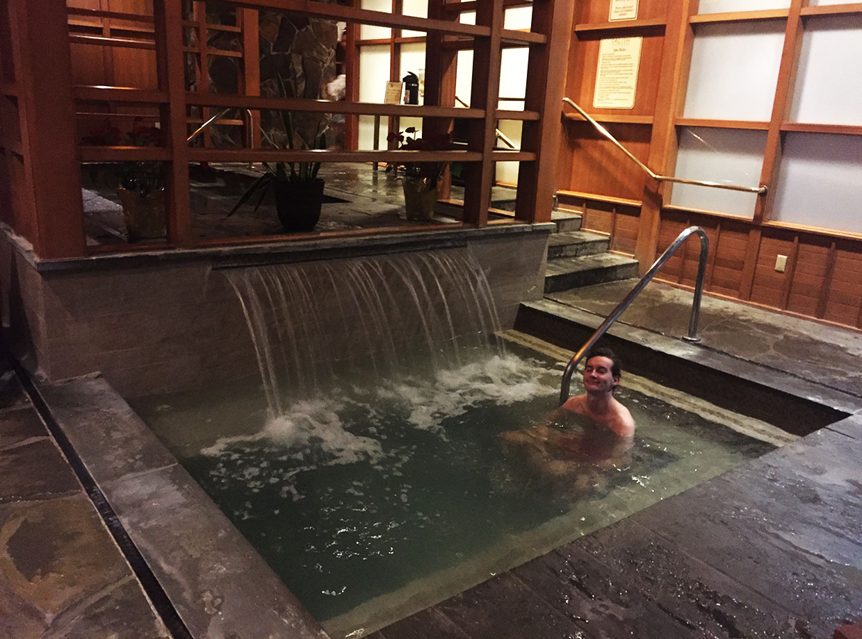 Salish Lodge & Spa Enjoying all the perks of the spa level.