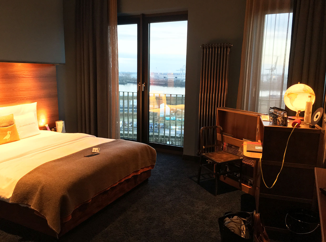 25 Hours Hotel Hafencity The hotel's theme is harbor, hence the room is styled as a bunk.