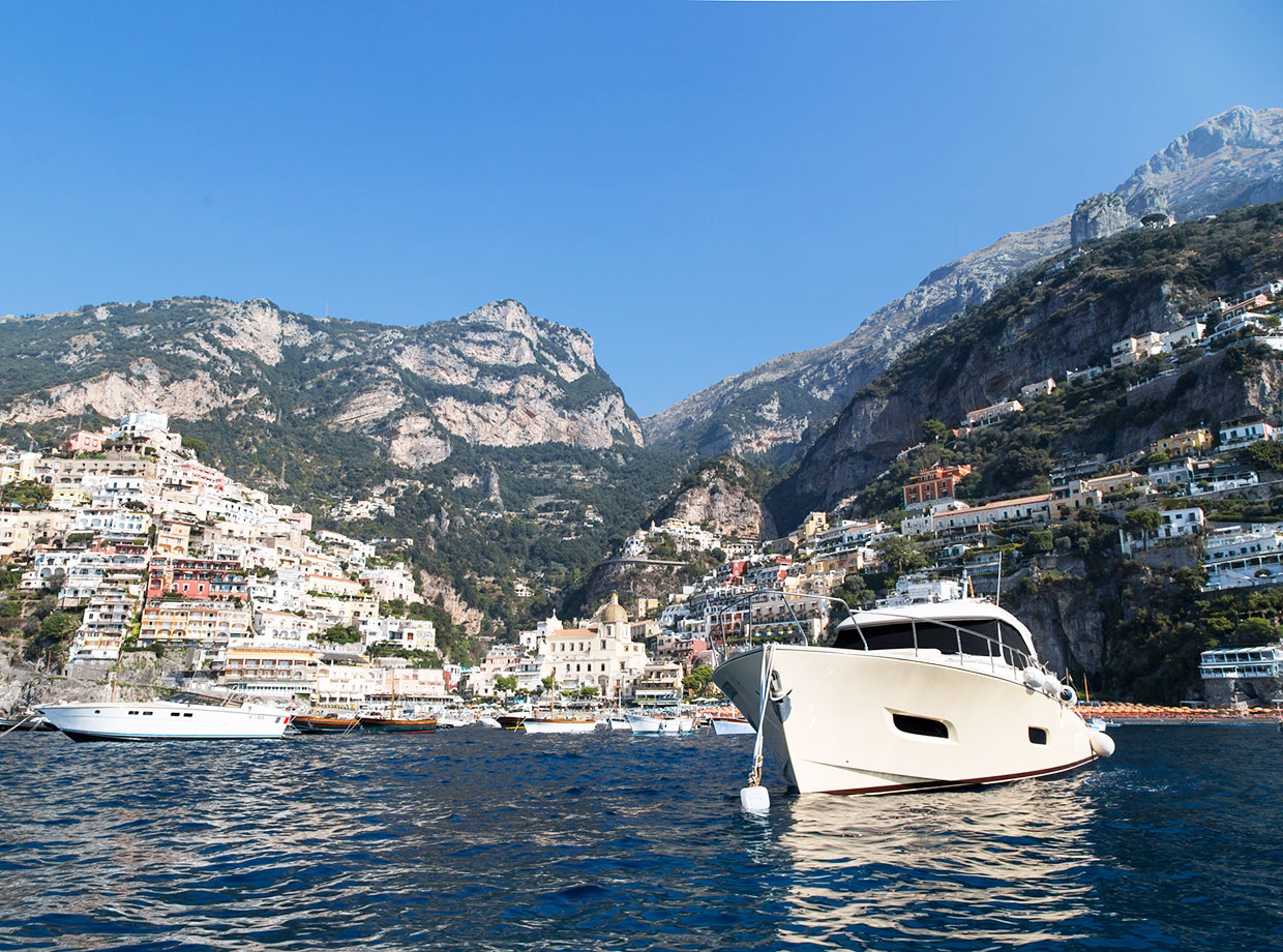 Casa Angelina We took a water taxi to Positano and lost count of all the super yachts along the way.