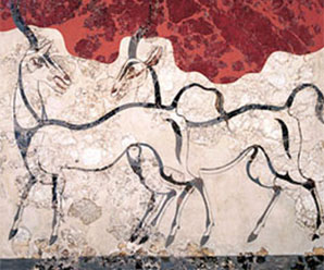The excavations at Akrotiri have uncovered one of the most important prehistoric settlements of the Aegean.